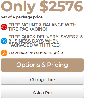 example of store product page