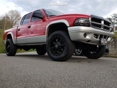 1 2002 Dakota Dodge Monroe Suspension Lift 25in Anthem Off Road Instigator Machined Accents