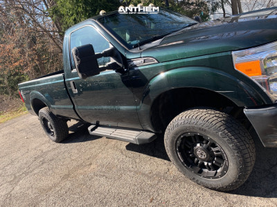 1 2013 F 250 Super Duty Ford Stock Air Suspension Anthem Off Road Enforcer Matte Black