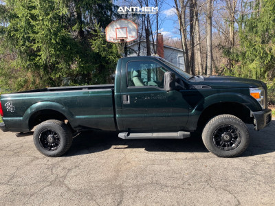 1 2013 F 250 Super Duty Ford Stock Air Suspension Anthem Off Road Enforcer Matte Black