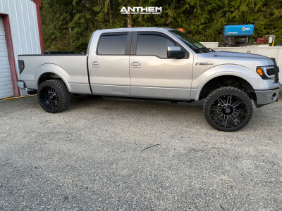 1 2010 F 150 Ford 2 Inch Level Leveling Kit Anthem Off Road Instigator Machined Black