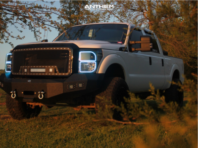 2015 Ford F-250 Super Duty - 20x12 -44mm - Anthem Off-Road Gunner - Leveling Kit - 35" x 12.5"