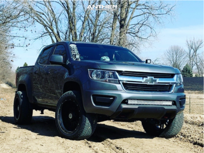 1 2019 Colorado Chevrolet 2 Inch Level Leveling Kit Anthem Off Road Instigator Matte Black