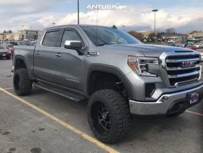 2019 GMC Sierra 1500 - 20x12 -44mm - Anthem Off-Road Gunner - Suspension Lift 6" - 33" x 12.5"