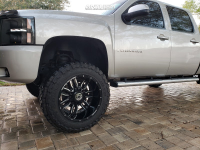 1 2009 Silverado 1500 Chevrolet Rough Country Suspension Lift 6in Anthem Off Road Equalizer Black