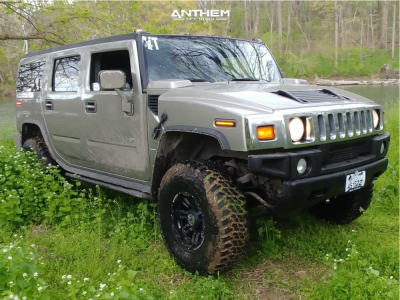 2003 Hummer H2 - 17x9 -12mm - Anthem Off-Road Enforcer - Leveling Kit - 37" x 12.5"