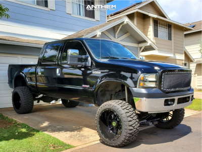 1 2004 F 250 Super Duty Ford Fabtech Suspension Lift 6in Anthem Off Road Instigator Black