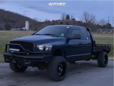 2008 Dodge Ram 3500 - 20x12 -44mm - Anthem Off-Road Commander - Leveling Kit - 33" x 12.5"