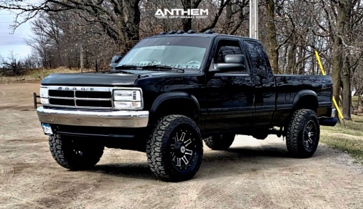 1 1992 Dakota Dodge Supreme Suspension Lift 3in Anthem Off Road Instigator Machined Black