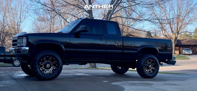 1 1992 Dakota Dodge Supreme Suspension Lift 3in Anthem Off Road Instigator Machined Black