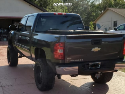1 2010 Silverado 1500 Chevrolet Rough Country Suspension Lift 75in Anthem Off Road Aviator Matte Black