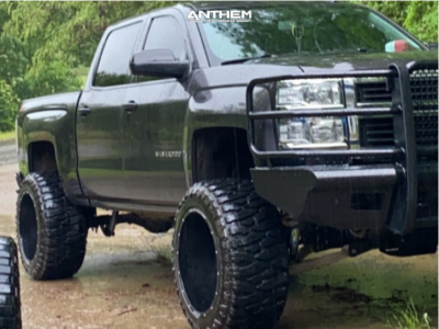 2014 Chevrolet Silverado 1500 - 22x14 -76mm - Anthem Off-Road Equalizer - Suspension Lift 7.5" - 375/45R22