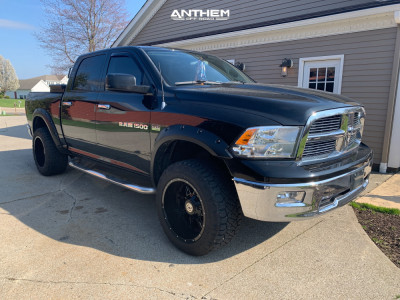 2012 Ram 1500 - 20x12 -44mm - Anthem Off-Road Instigator - Leveling Kit - 33" x 12.5"