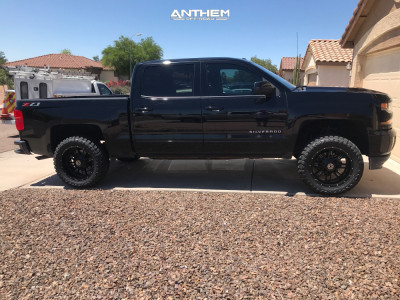 1 2018 Silverado 1500 Chevrolet Motofab Leveling Kit Anthem Instigator Black