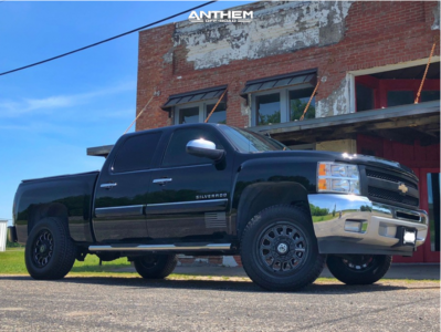 2013 Chevrolet Silverado 1500 - 18x9 -12mm - Anthem Off-Road Intimidator - Leveling Kit - 275/65R18