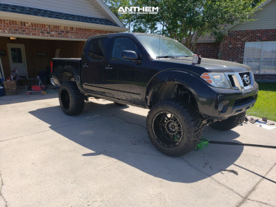 2012 Nissan Frontier - 20x12 -44mm - Anthem Off-Road Instigator - Suspension Lift 6" - 325/60R20