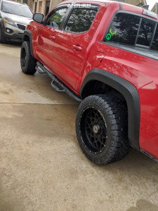 1 2016 Tacoma Toyota Rough Country Leveling Kit Anthem Off Road Avenger Matte Black