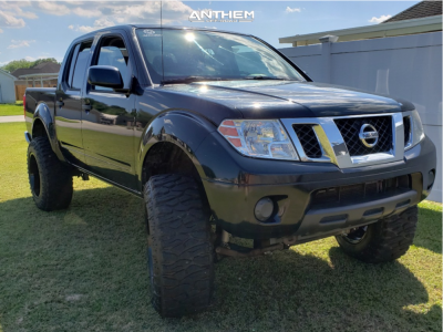 2012 Nissan Frontier - 20x12 -44mm - Anthem Off-Road Instigator - Suspension Lift 6" - 325/60R20