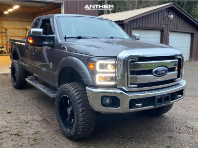 2011 Ford F-250 Super Duty - 20x10 -24mm - Anthem Off-Road Equalizer - Suspension Lift 3" - 35" x 12.5"