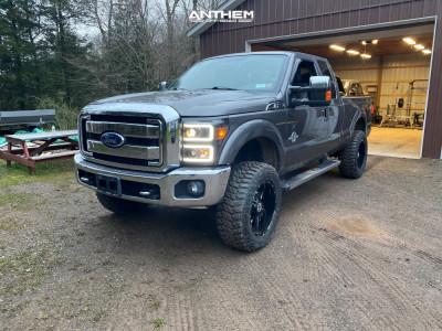 1 2011 F 250 Super Duty Ford Rough Country Suspension Lift 3in Anthem Off Road Equalizer Black