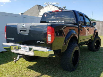 1 2012 Frontier Nissan Rough Country Suspension Lift 6in Anthem Off Road Instigator Black