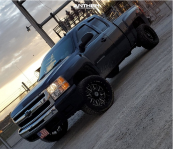 2011 Chevrolet Silverado 1500 - 20x10 -24mm - Anthem Off-Road Gunner - Leveling Kit - 33" x 11.5"