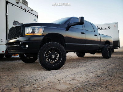 2006 Dodge Ram 2500 - 20x10 -24mm - Anthem Off-Road Aviator - Leveling Kit - 33" x 12.5"