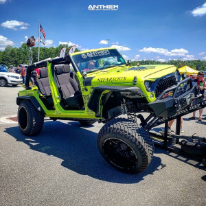 1 2016 Wrangler Jeep Unlimited Mopar Suspension Lift 4in Anthem Off Road A751 Machined Black