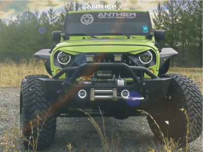 1 2016 Wrangler Jeep Unlimited Mopar Suspension Lift 4in Anthem Off Road A751 Machined Black