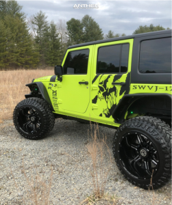 1 2016 Wrangler Jeep Unlimited Mopar Suspension Lift 4in Anthem Off Road A751 Machined Black