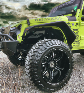 1 2016 Wrangler Jeep Unlimited Mopar Suspension Lift 4in Anthem Off Road A751 Machined Black