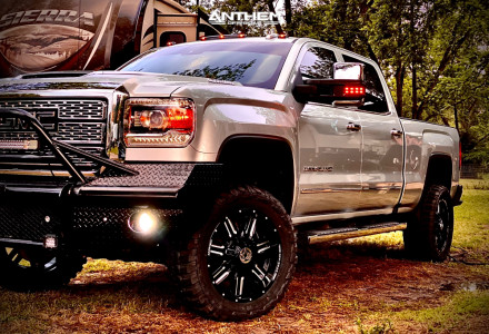 2019 GMC Sierra 3500 HD - 20x9 0mm - Anthem Off-Road Equalizer - Leveling Kit - 33" x 12.5"