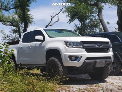 1 2015 Colorado Chevrolet Rough Country Suspension Lift 4in Anthem Off Road Intimidator Machined Accents