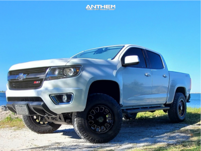 1 2015 Colorado Chevrolet Rough Country Suspension Lift 4in Anthem Off Road Intimidator Machined Accents