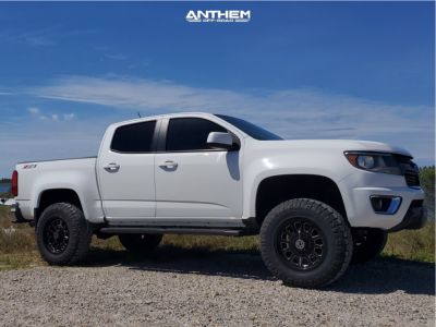 1 2015 Colorado Chevrolet Rough Country Suspension Lift 4in Anthem Off Road Intimidator Machined Accents