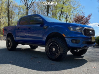 2019 Ford Ranger - 17x9 0mm - Anthem Off-Road Avenger - Suspension Lift 3.5" - 265/70R17