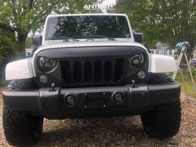 1 2015 Wrangler Jeep Unlimited Sahara Teraflex Leveling Kit Anthem Off Road Equalizer Black