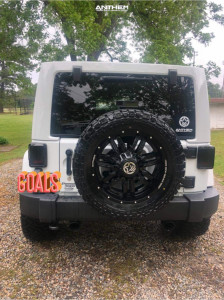 1 2015 Wrangler Jeep Unlimited Sahara Teraflex Leveling Kit Anthem Off Road Equalizer Black