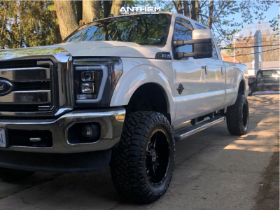 2013 Ford F-350 Super Duty - 20x10 -24mm - Anthem Off-Road Equalizer - Suspension Lift 4" - 35" x 12.5"