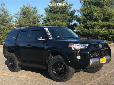 1 2018 4runner Toyota Stock Air Suspension Anthem Off Road Intimidator Matte Black