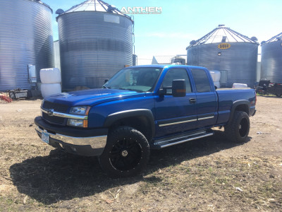 1 2004 Silverado 1500 Chevrolet Superlift Suspension Lift 25in Anthem Equalizer Black