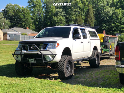 2014 Nissan Frontier - 20x10 -24mm - Anthem Off-Road Gunner - Suspension Lift 8" - 295/55R20