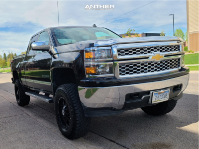 2014 Chevrolet Silverado 1500 - 18x9 12mm - Anthem Off-Road Instigator - Suspension Lift 6" - 295/70R18