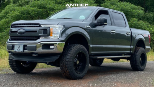 2019 Ford F-150 - 20x12 -44mm - Anthem Off-Road Instigator - Suspension Lift 6" - 35" x 12.5"