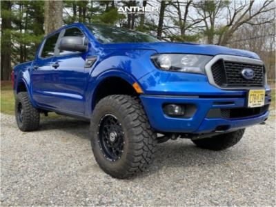 2019 Ford Ranger - 17x9 0mm - Anthem Off-Road Avenger - Suspension Lift 3.5" - 33" x 12.5"