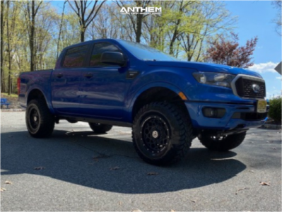 1 2019 Ranger Ford Rough Country Suspension Lift 35in Anthem Off Road Avenger Matte Black