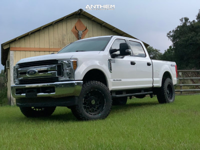 1 2019 F 250 Ford Readylift Leveling Kit Anthem Off Road Avenger Matte Black