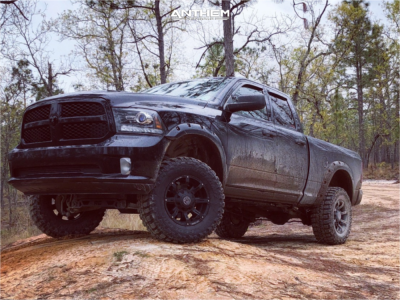 2014 Ram 1500 - 18x9 -12mm - Anthem Off-Road Defender - Suspension Lift 6" - 35" x 12.5"