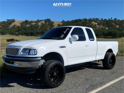 1998 Ford F-150 - 22x12 -44mm - Anthem Off-Road Instigator - Leveling Kit & Body Lift - 305/40R22