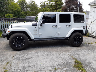 2013 Jeep Wrangler - 18x9 12mm - Anthem Off-Road Instigator - Stock Suspension - 285/50R18